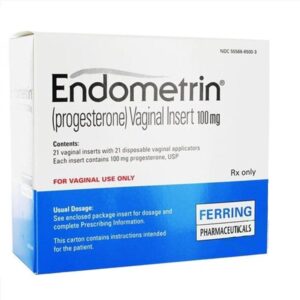 ENDOMETRIN 100 mg Vaginal Inserts